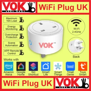 VOK-1001-VOK Smart Wi-Fi Socket Plug UK with Real-Time Energy Monitoring (Type G-BS1363 Compatible)-02